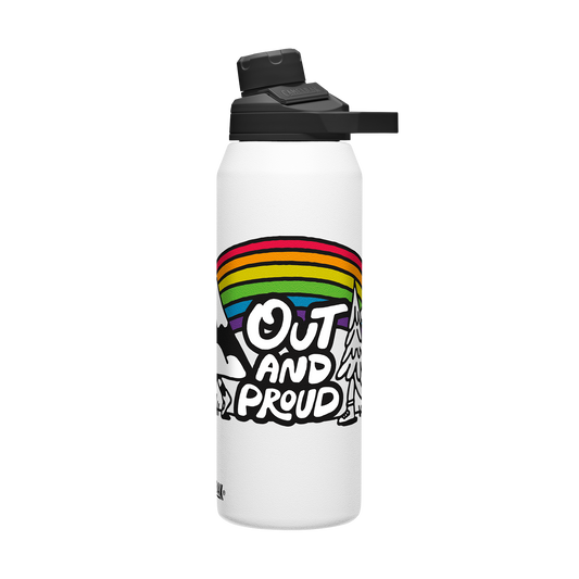 chute-mag-32-oz-water-bottle-insulated-stainless-steel-plus-cleanup-kit-pride-collection-limited-edition-a3 xhvxlhasbo